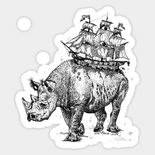 Rhino Sticker